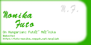 monika futo business card